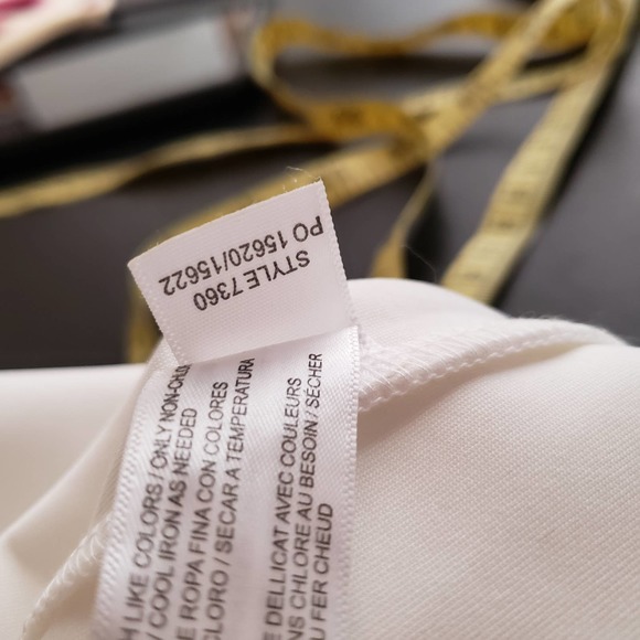 ELOQUII White Mock Neck Flare Sleeves Midi Dress 20 - Picture 8 of 11